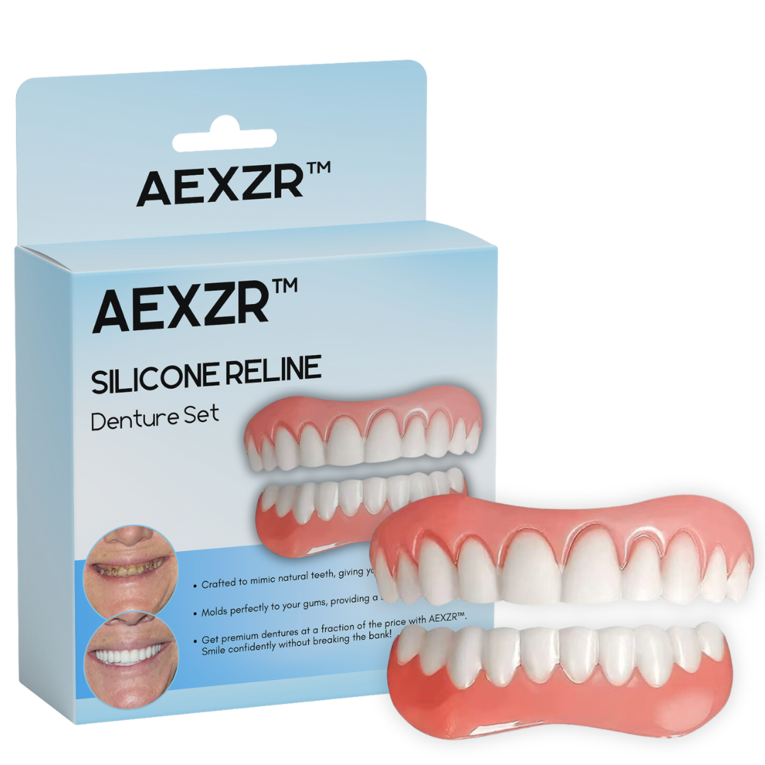 🔥Hot Sale🔥AEXZR™ Silicone Reline Denture Set