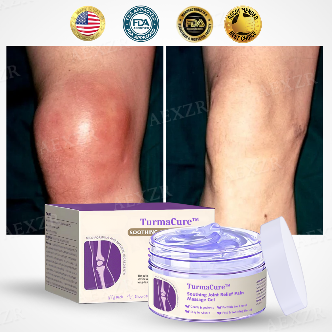 TurmaCure™ Turmeric & Emu Oil Arthritis Soothing Pain Relief Massage Gel (𝑨𝑶𝑨) 𝑨𝒑𝒑𝒓𝒐𝒗𝒆𝒅