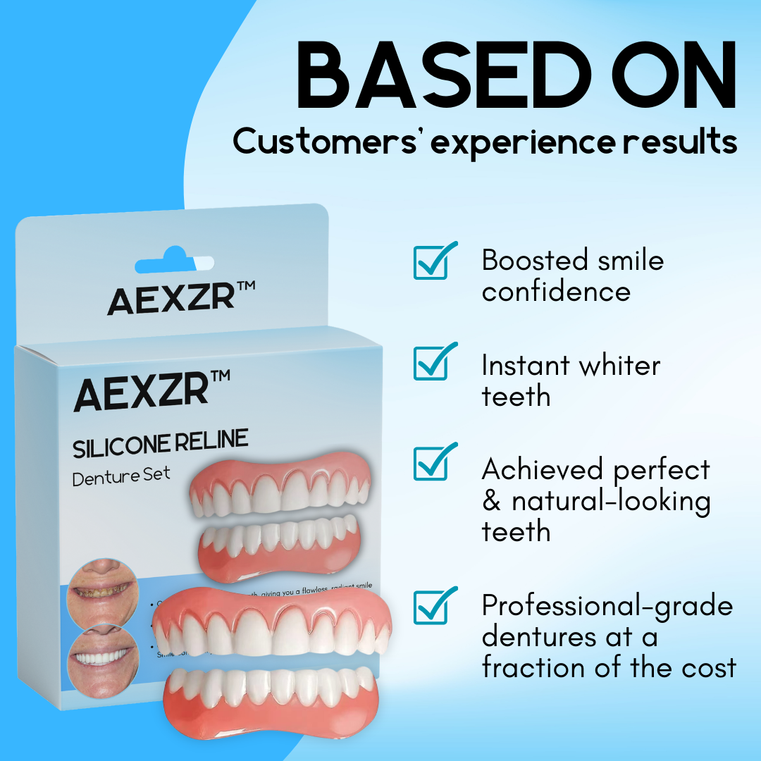 🔥Hot Sale🔥AEXZR™ Silicone Reline Denture Set