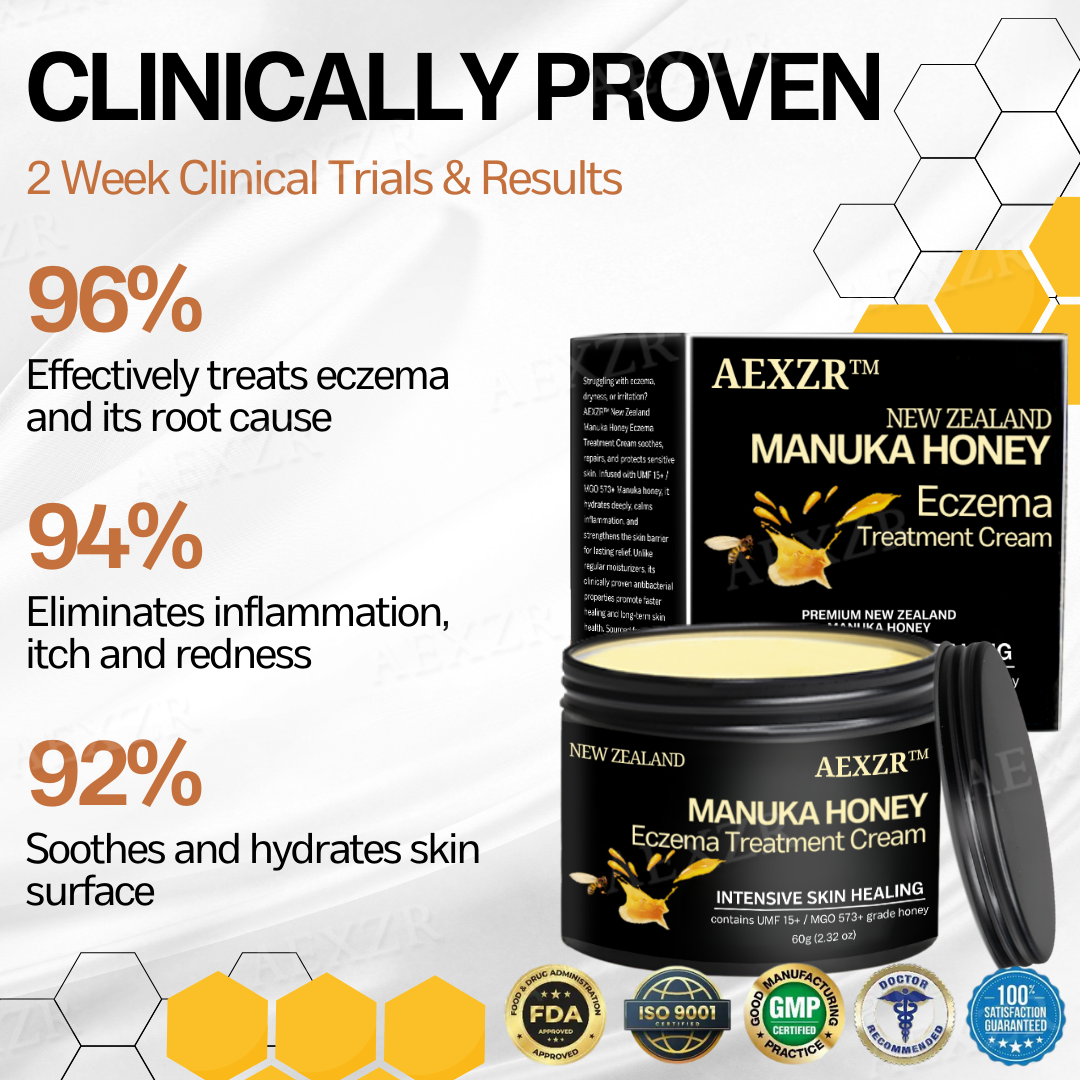 AEXZR™ New Zealand Manuka Honey Eczema Treatment Cream