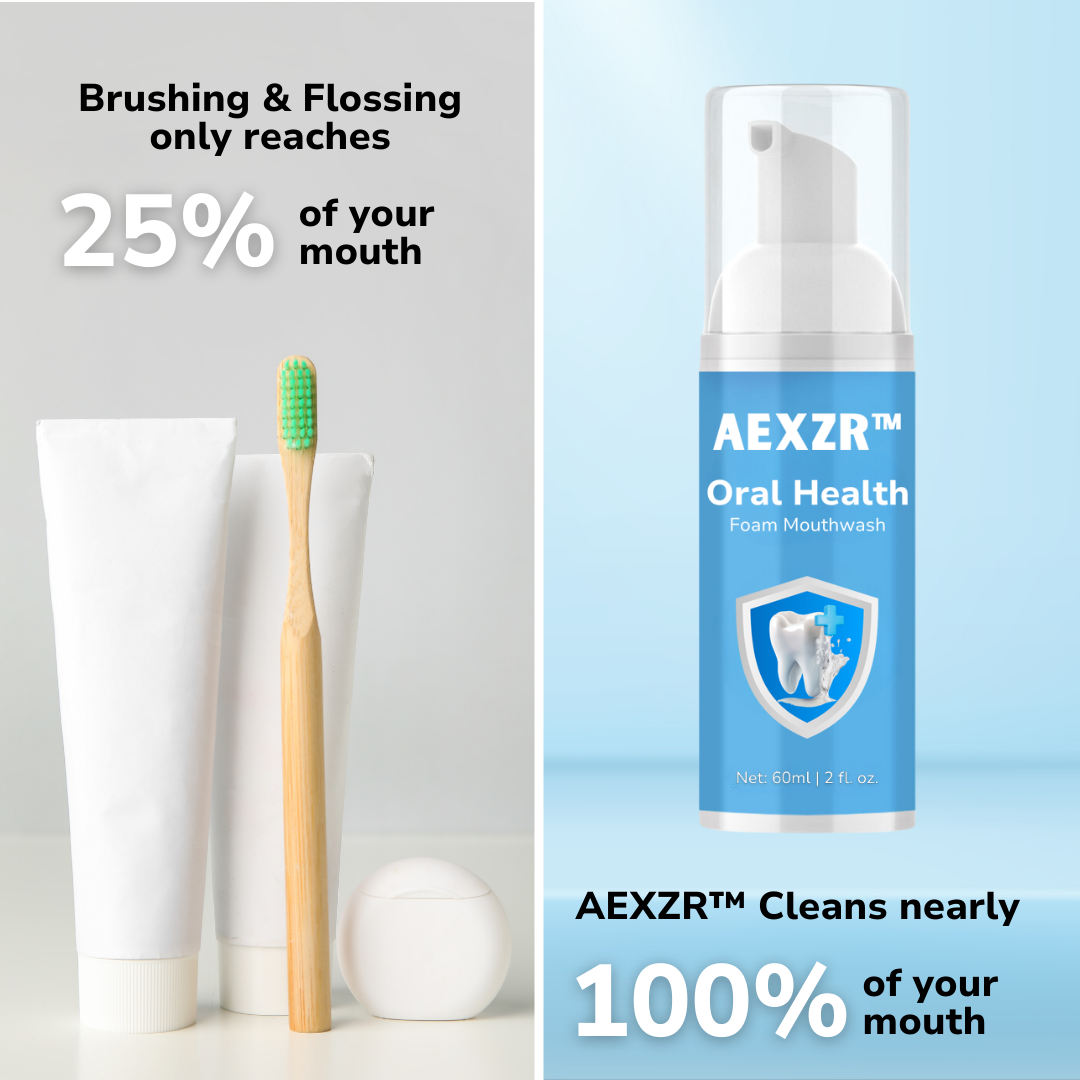 AEXZR™ Oral Health Foam Mouthwash🔥Sale ends in 2 Days🔥
