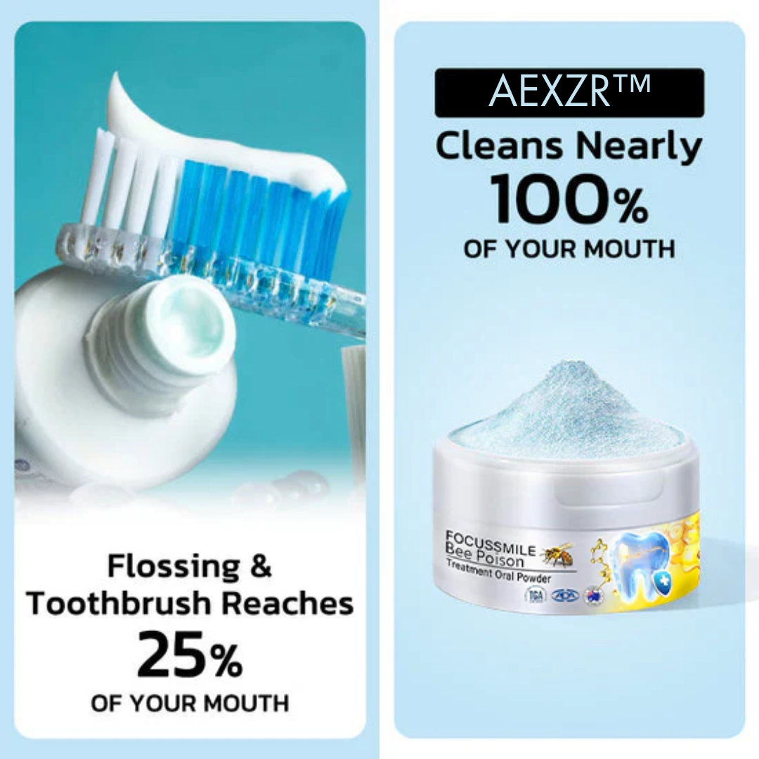 AEXZR™ Focussmile Bee Poison Treatment Oral Powder (ADA Recommended)