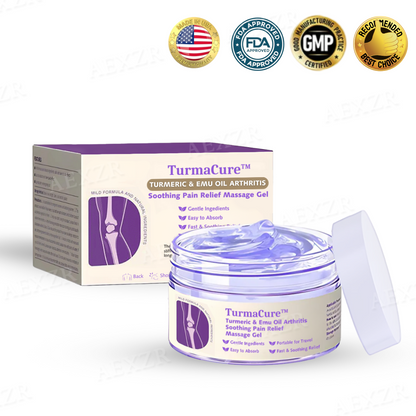 TurmaCure™ Turmeric & Emu Oil Arthritis Soothing Pain Relief Massage Gel (𝑨𝑶𝑨) 𝑨𝒑𝒑𝒓𝒐𝒗𝒆𝒅