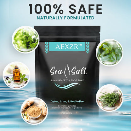 AEXZR™ Sea Salt Slimming Detox Foot Soak