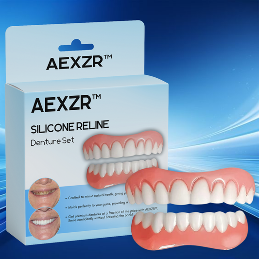 🔥Hot Sale🔥AEXZR™ Silicone Reline Denture Set