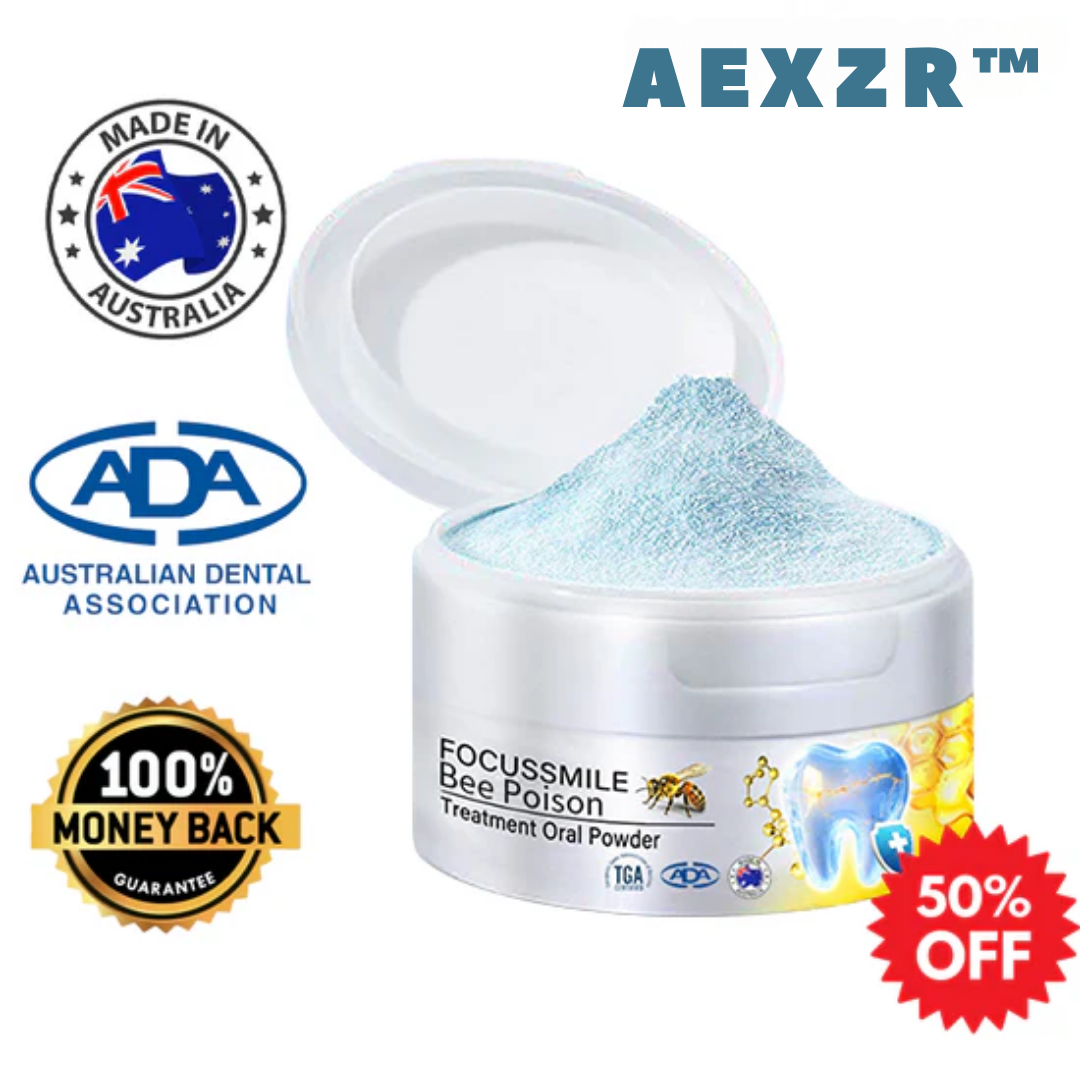 AEXZR™ Focussmile Bee Poison Treatment Oral Powder (ADA Recommended)