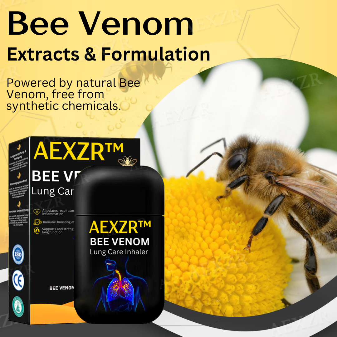 AEXZR™🔥WINTER SALE🔥- 𝕤𝕒𝕧𝕖 𝕦𝕡 𝕥𝕠 -𝟠𝟘% 🅾🅵🅵 Bee Venom Lung Care Inhaler