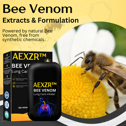 AEXZR™🔥WINTER SALE🔥- 𝕤𝕒𝕧𝕖 𝕦𝕡 𝕥𝕠 -𝟠𝟘% 🅾🅵🅵 Bee Venom Lung Care Inhaler