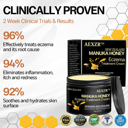 AEXZR™ New Zealand Manuka Honey Eczema Treatment Cream