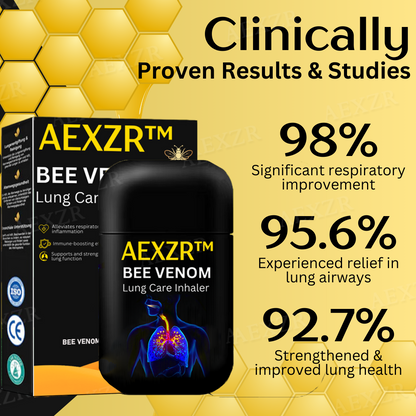 AEXZR™🔥WINTER SALE🔥- 𝕤𝕒𝕧𝕖 𝕦𝕡 𝕥𝕠 -𝟠𝟘% 🅾🅵🅵 Bee Venom Lung Care Inhaler