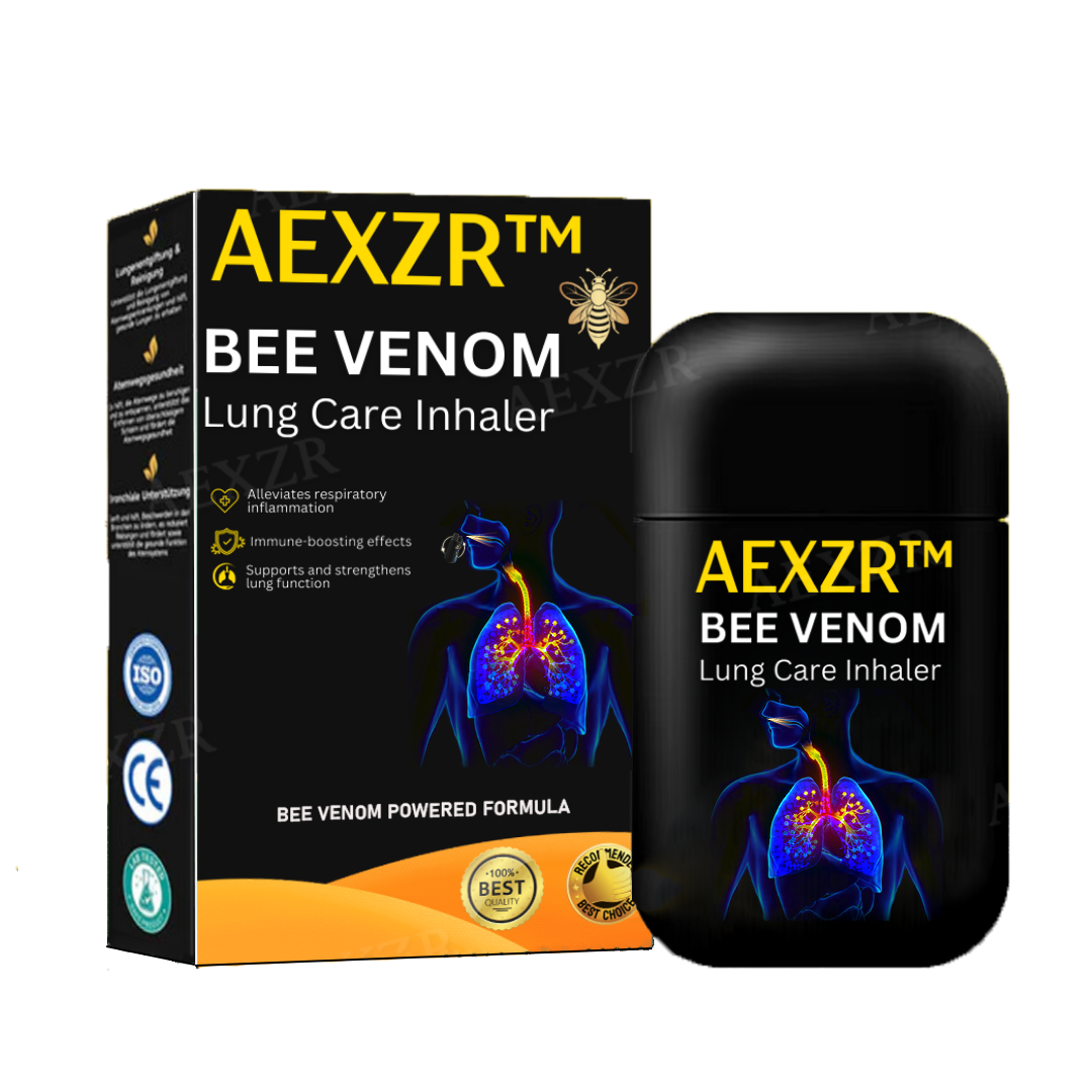 AEXZR™🔥WINTER SALE🔥- 𝕤𝕒𝕧𝕖 𝕦𝕡 𝕥𝕠 -𝟠𝟘% 🅾🅵🅵 Bee Venom Lung Care Inhaler