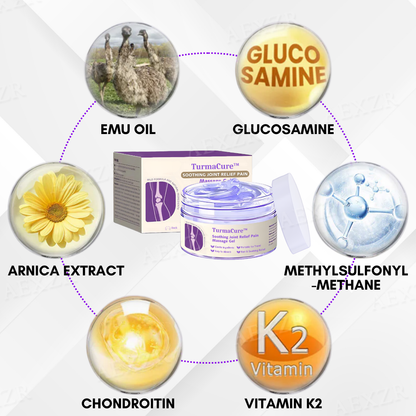 TurmaCure™  Turmeric & Emu Oil Arthritis Soothing Pain Relief Massage Gel (𝑨𝑶𝑨) 𝑨𝒑𝒑𝒓𝒐𝒗𝒆𝒅