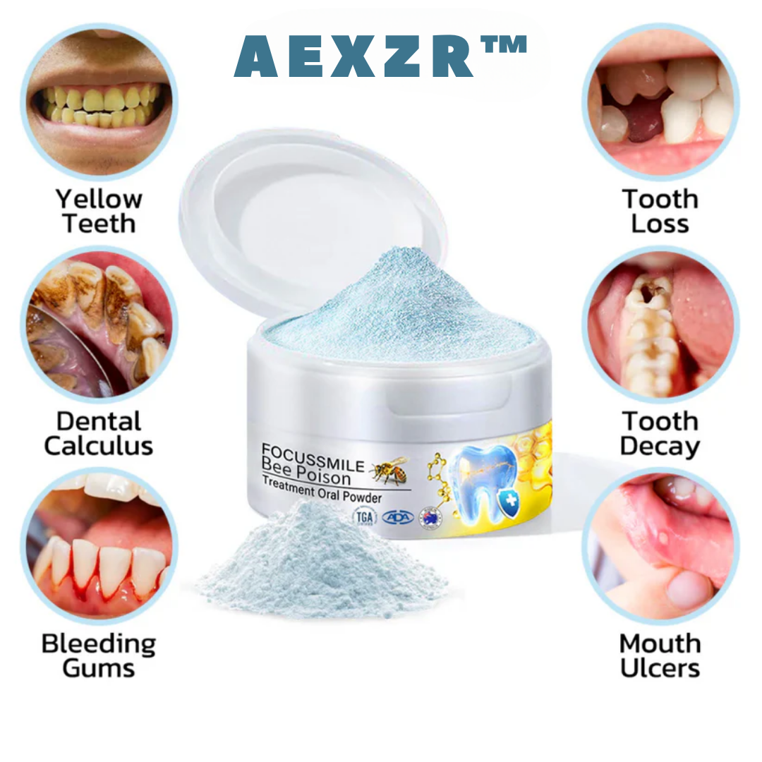 AEXZR™ Focussmile Bee Poison Treatment Oral Powder (ADA Recommended)