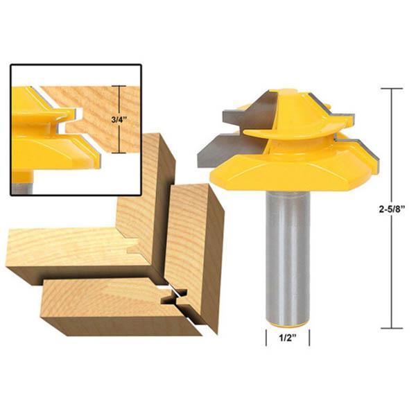 45-Degree Miter Router Bit